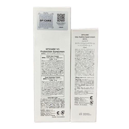 スピケア V3 プロテクションサンスクリーン2個 ハンドクリームセット