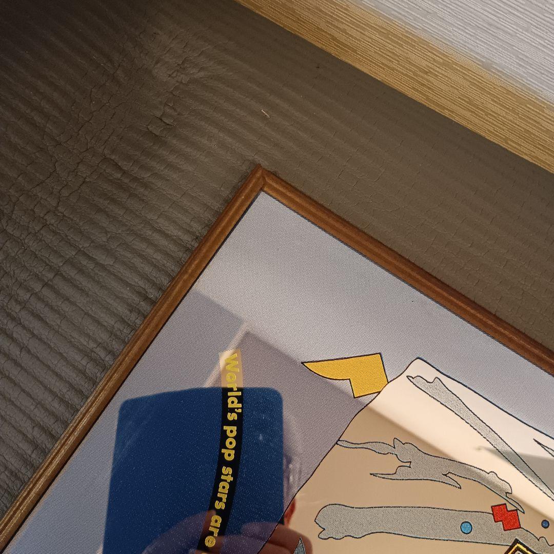 激レア！80年代レトロ FM STATION パブミラー 鈴木英人 イラスト