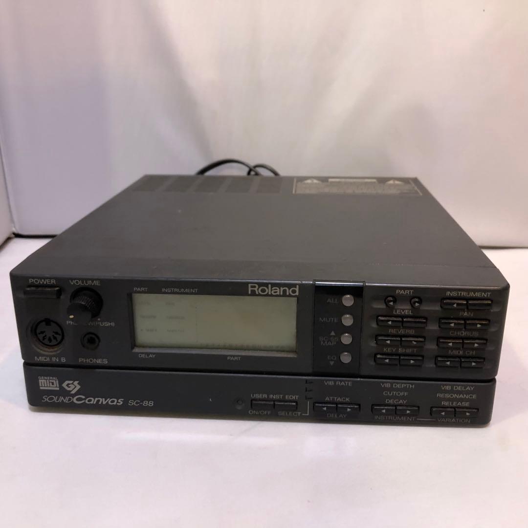 Roland SOUND Canvas SC-88 MIDI 音源 通電確認済み