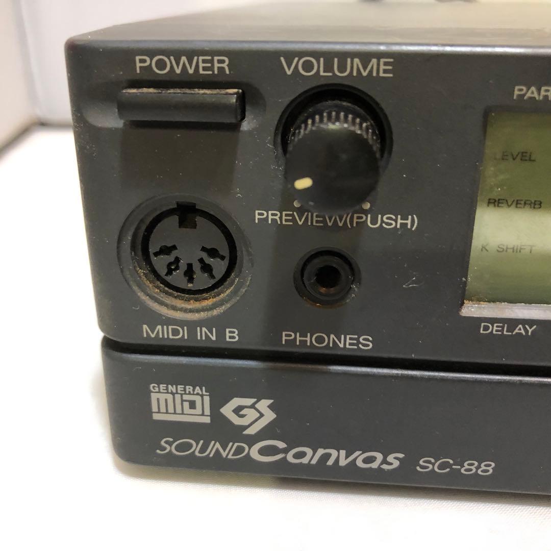 Roland SOUND Canvas SC-88 MIDI 音源 通電確認済み