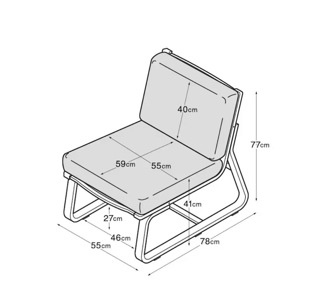 無印良品 リビングでもダイニングでもつかえるソファチェア