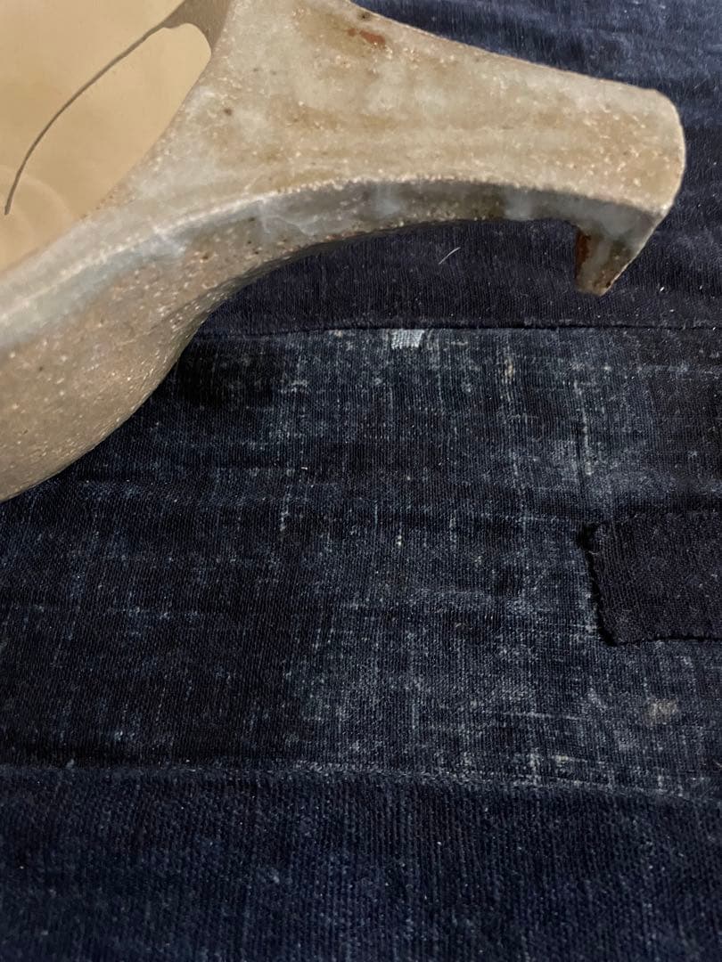 山本教行さん　灰釉掻落手付鉢　レア