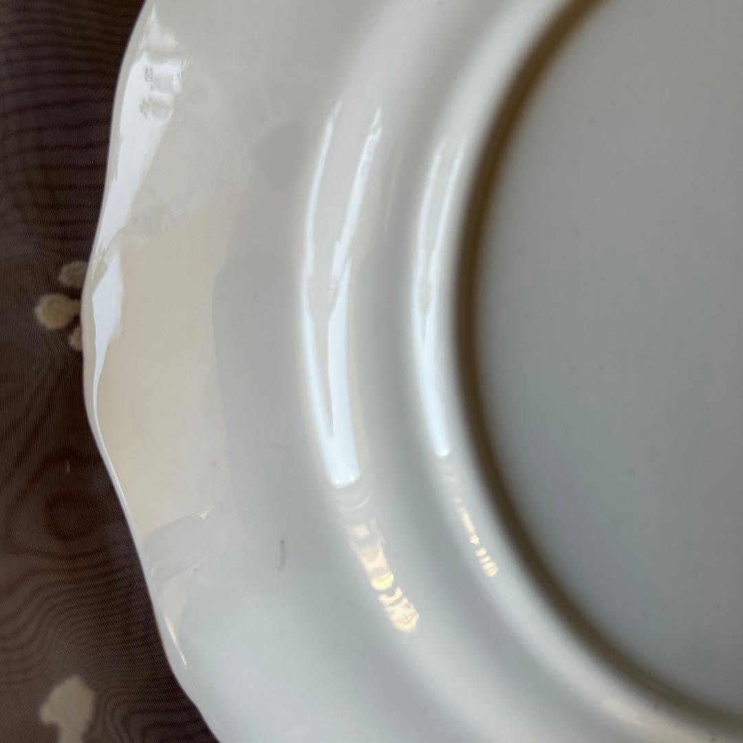 イギリスアンティーク　ハマースレイ　バイオレットケーキプレート　3枚セット