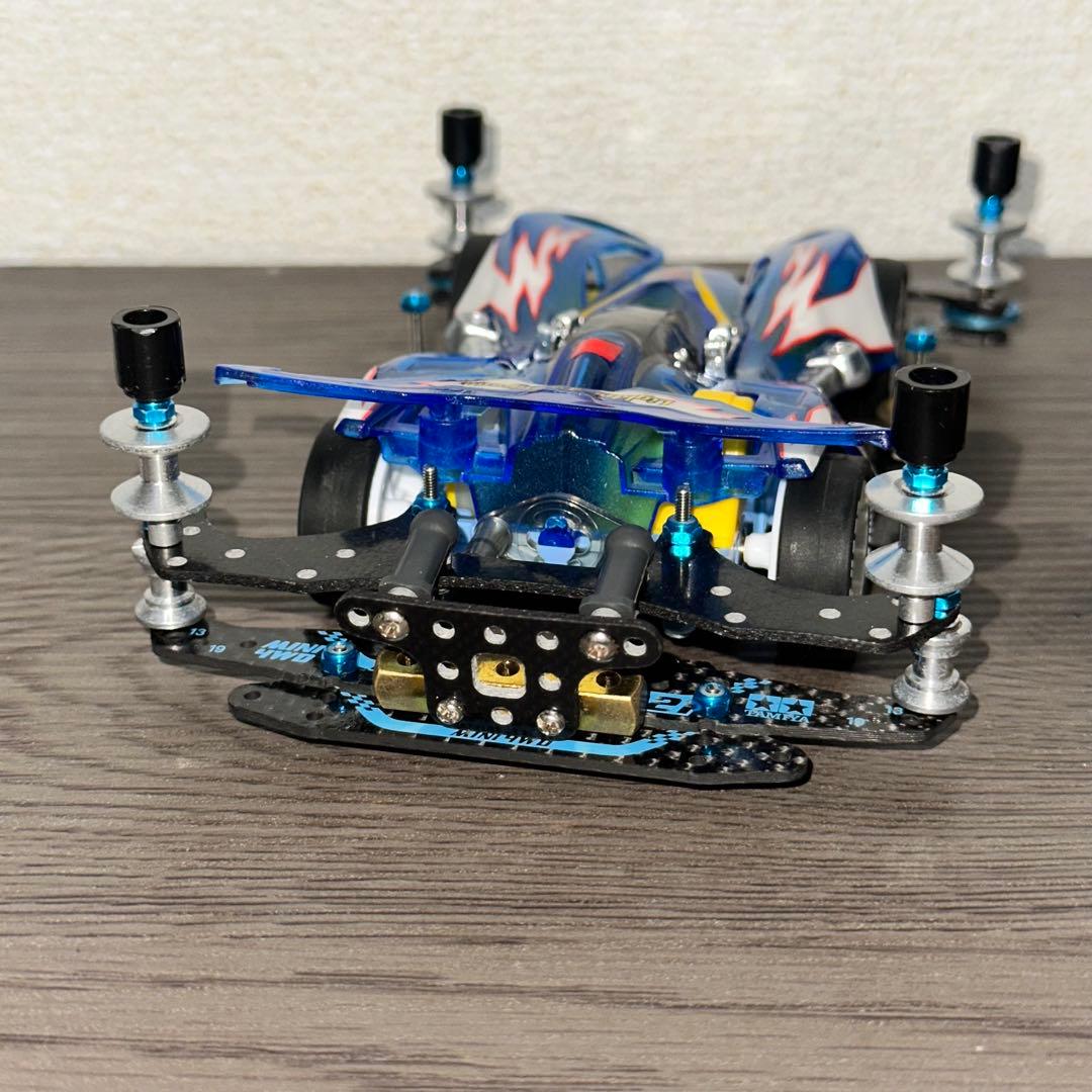 G2093]ミニ四駆 完成品 LMブレイカー 塗装有り カーボン タミヤ - メルカリ