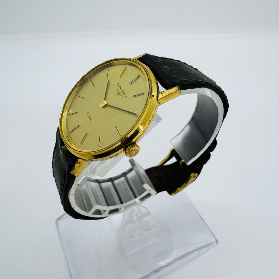 ✨LONGINES✨ロンジン✨クォーツ✨ゴールド文字盤✨ヴィンテージ✨腕時計✨