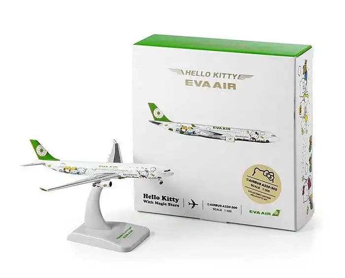 EVA AIR ハローキティ航空機モデル3種セット（1～3号機） - メルカリ