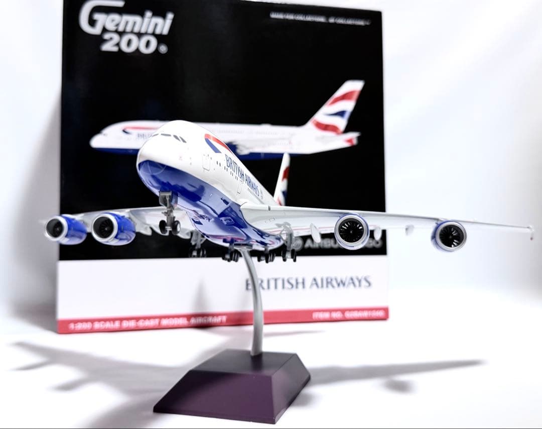 航空機・ヘリコプター Gemini 1/200 Airbus A380 British Airways