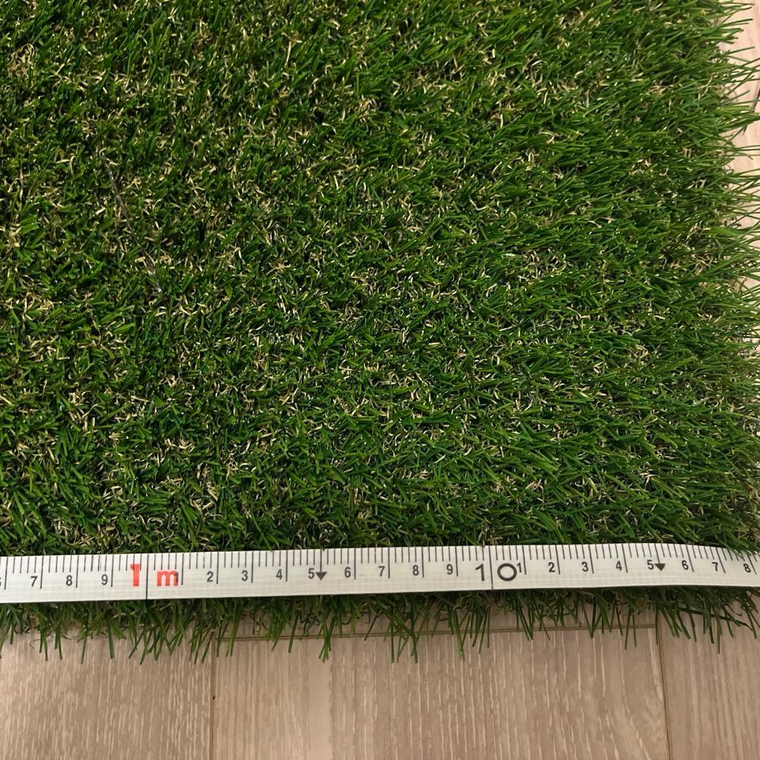 人工芝 2m x 1.15m 緑色　メモリーターフ28mm