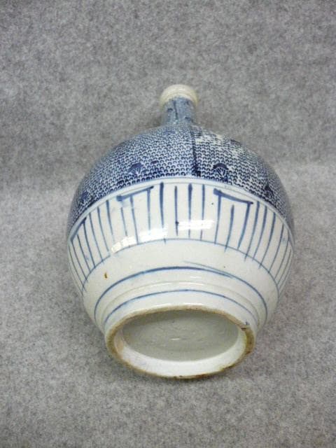 伊万里 みじんこ手 染付 印判 一升 徳利 [B31451] - メルカリ