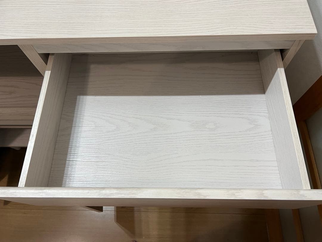 LOWYA キッチン棚収納　ホワイトウォッシュ