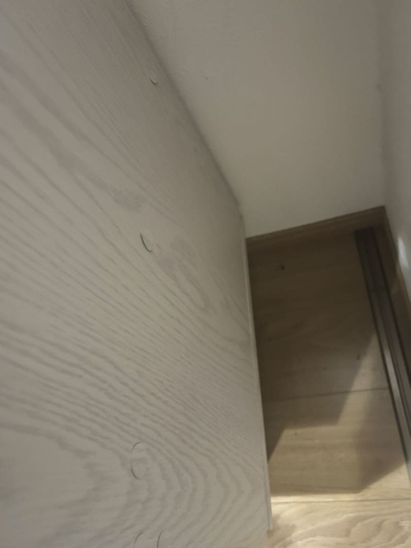 LOWYA キッチン棚収納　ホワイトウォッシュ