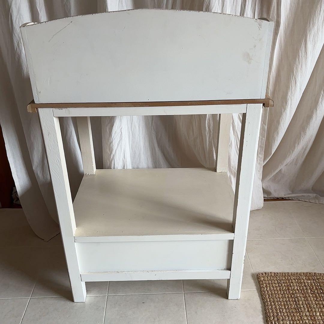 美品　フレンチカントリー　シャビーシック　コンソール　サイドテーブル　飾り棚
