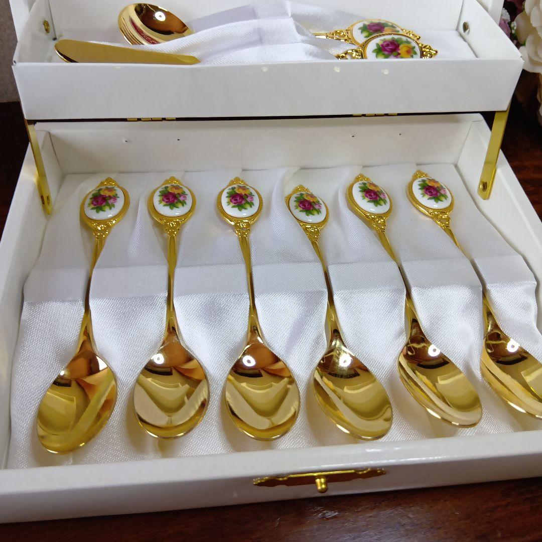 ロイヤルアルバート オールドカントリーローズ カトラリーセット