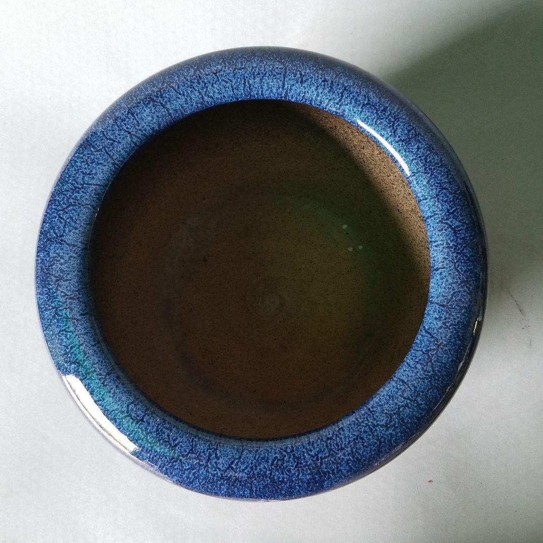 信楽焼陶器 火鉢 手あぶり 灰皿  直径２５cm