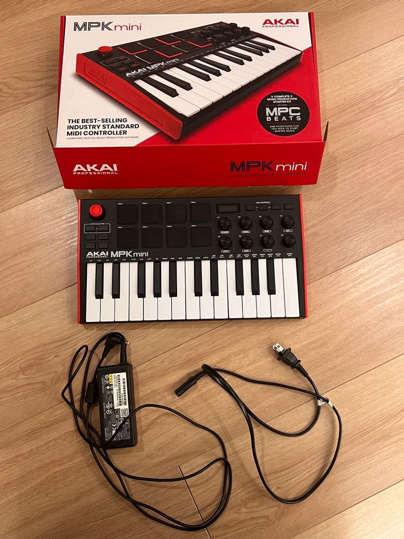 AKAI MPK mini MIDIキーボード 美品 元箱あり 動作良好
