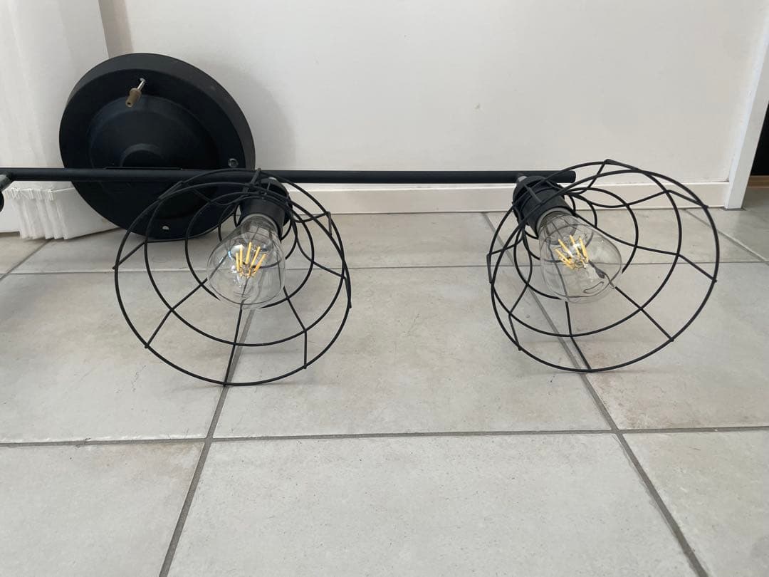 アートワークスタジオ インダストリアル 4灯シーリングライト 自在 ブラック黒1