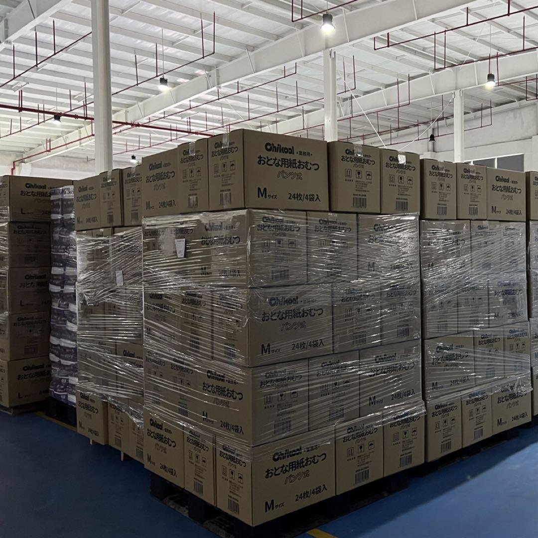 4回吸収大人用おむつ192枚(8パック2ケース) パンツとテープのＬとM選択自由