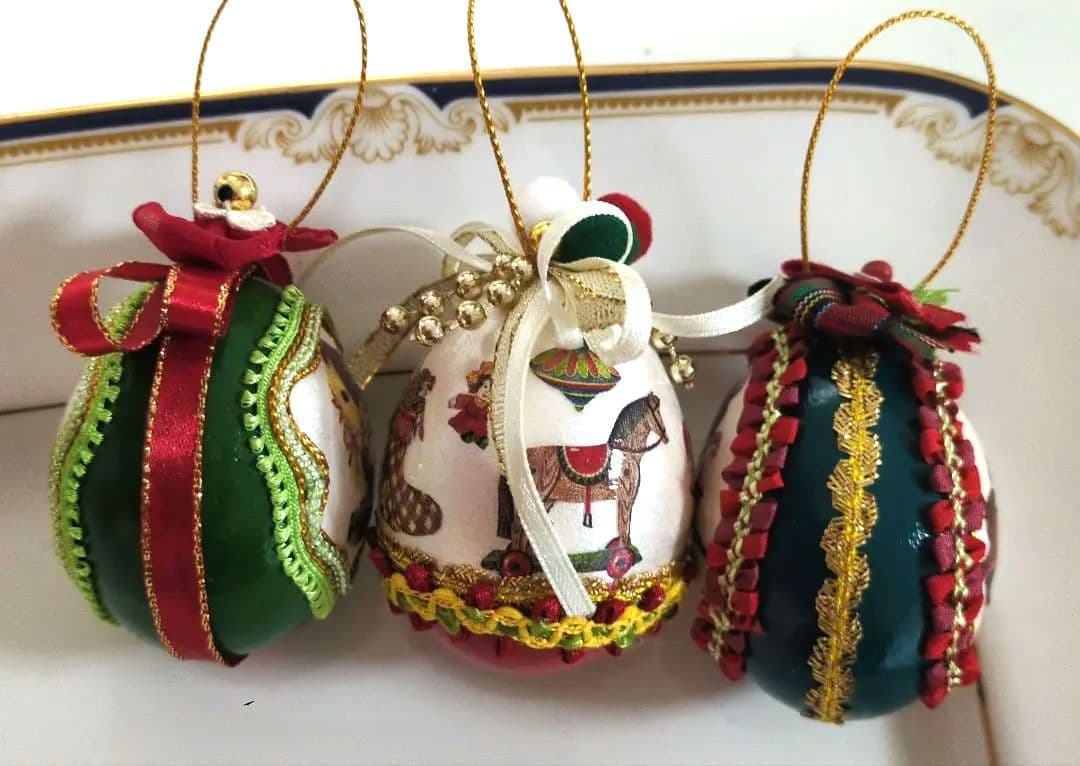 【リナ】エッグアート（鹿、ヒヨコ）