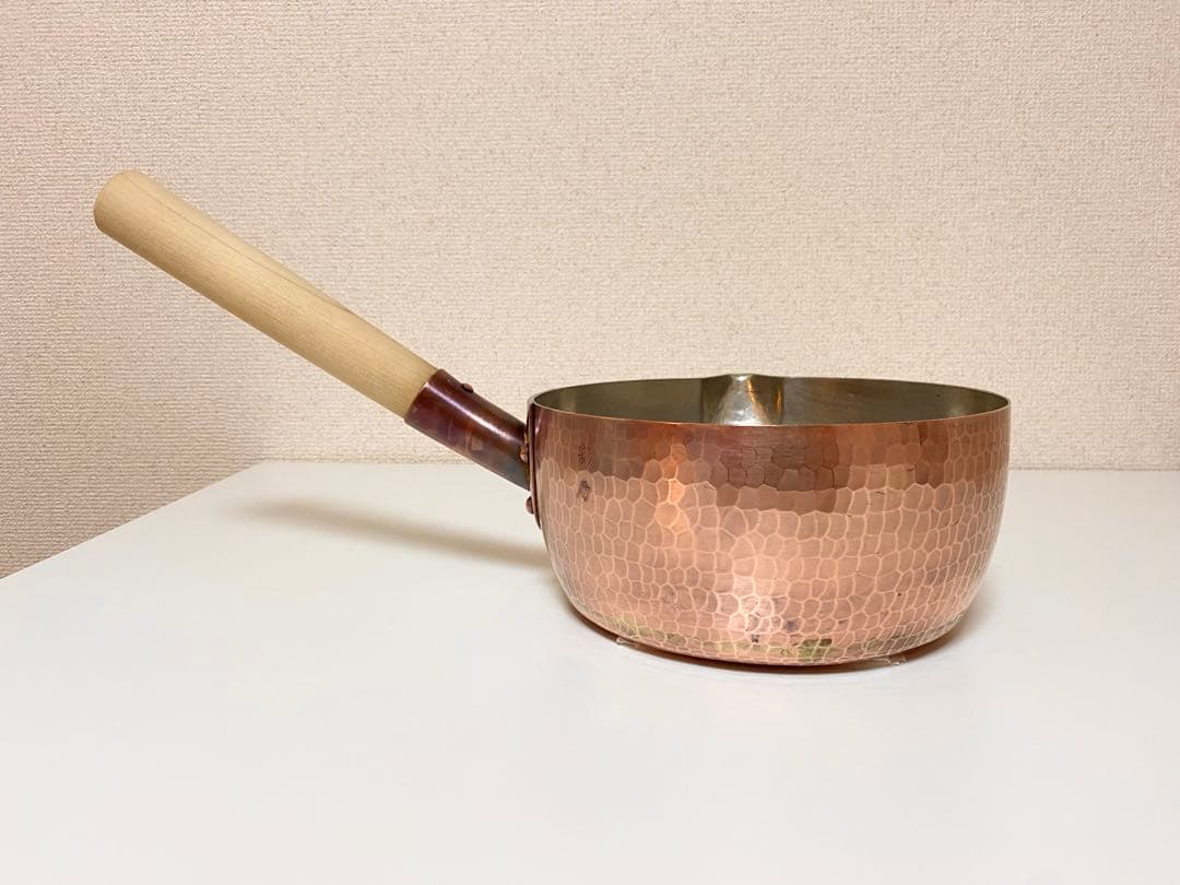 【2/8まで値下げ】 京都有次 銅 ゆきひら鍋 19.5cm 行平 雪平