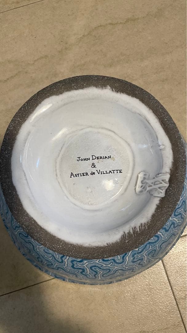 ASTIER de VILLATTE John Derianボウル