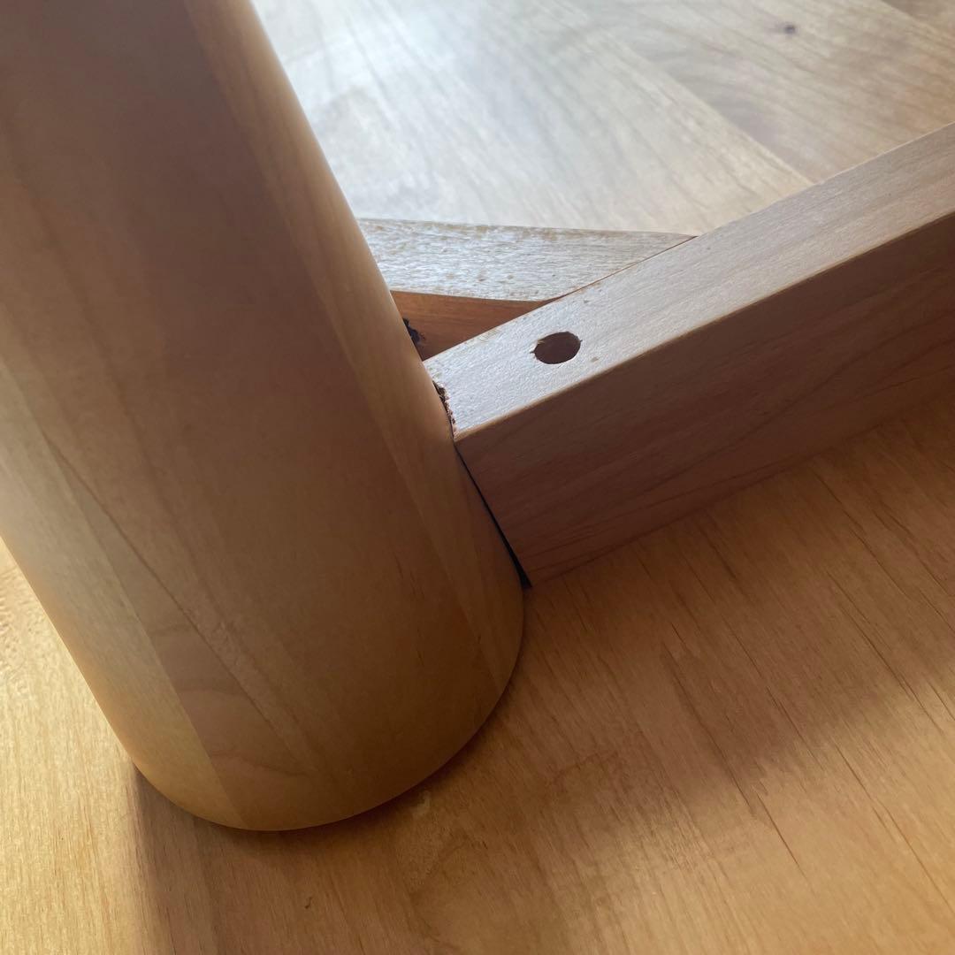 円卓 円形 ナチュラルウッドセンターテーブル 無垢 ブナ アクタス120cm