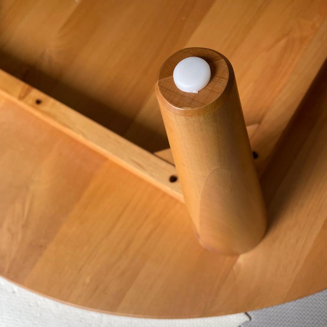 円卓 円形 ナチュラルウッドセンターテーブル 無垢 ブナ アクタス120cm