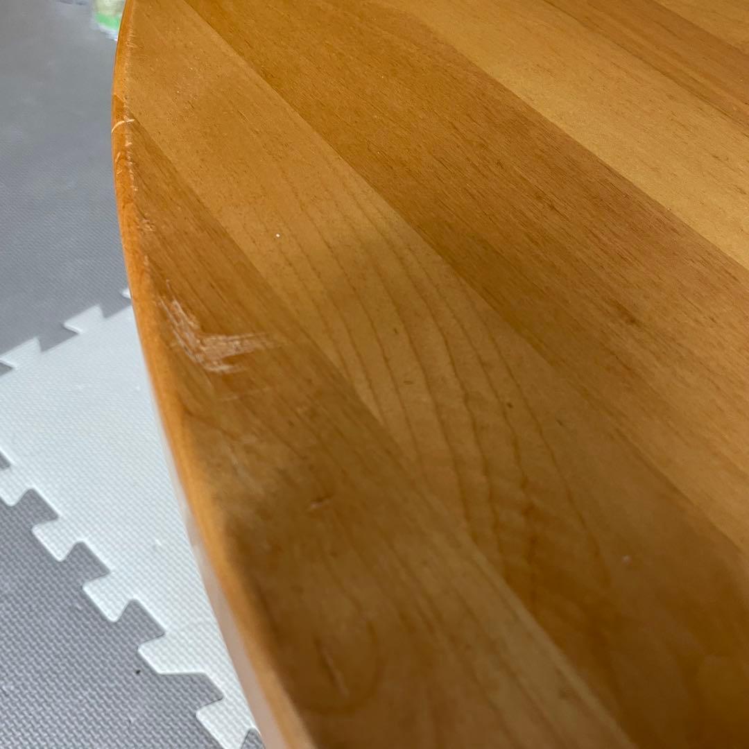 円卓 円形 ナチュラルウッドセンターテーブル 無垢 ブナ アクタス120cm