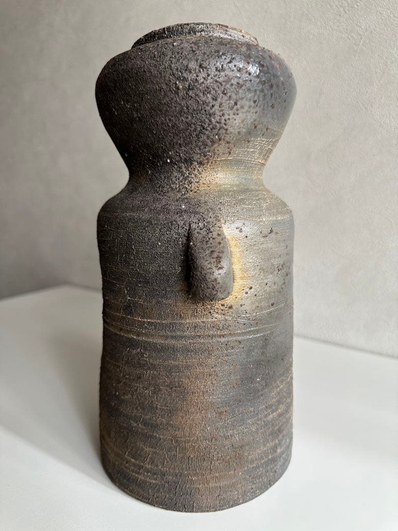 武用君彦 備前 花器 花入 共箱