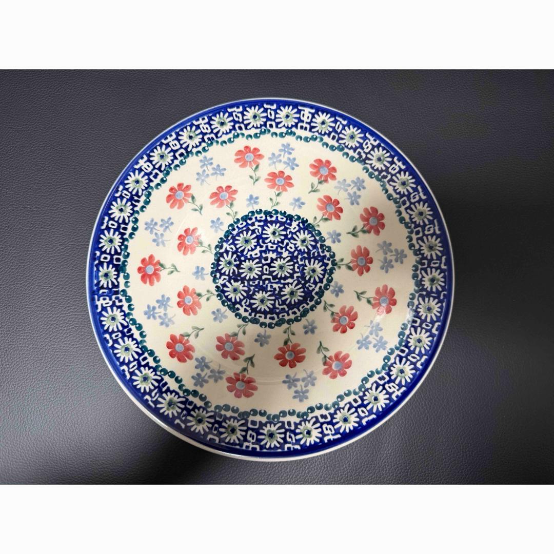 ポーランド食器 中皿 プレート 21.5cm 5点セット ポーリッシュポタリーB