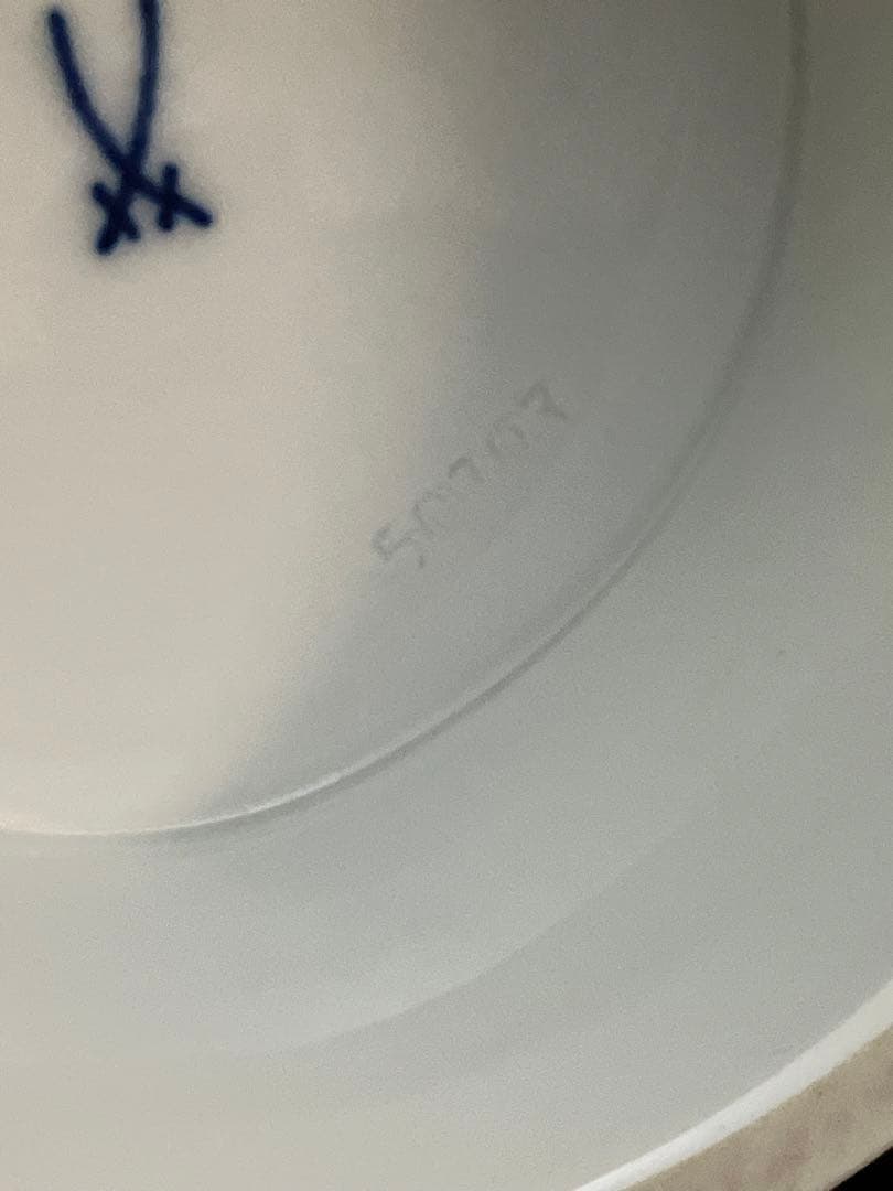 Meissen 花柄 花瓶 約29cm