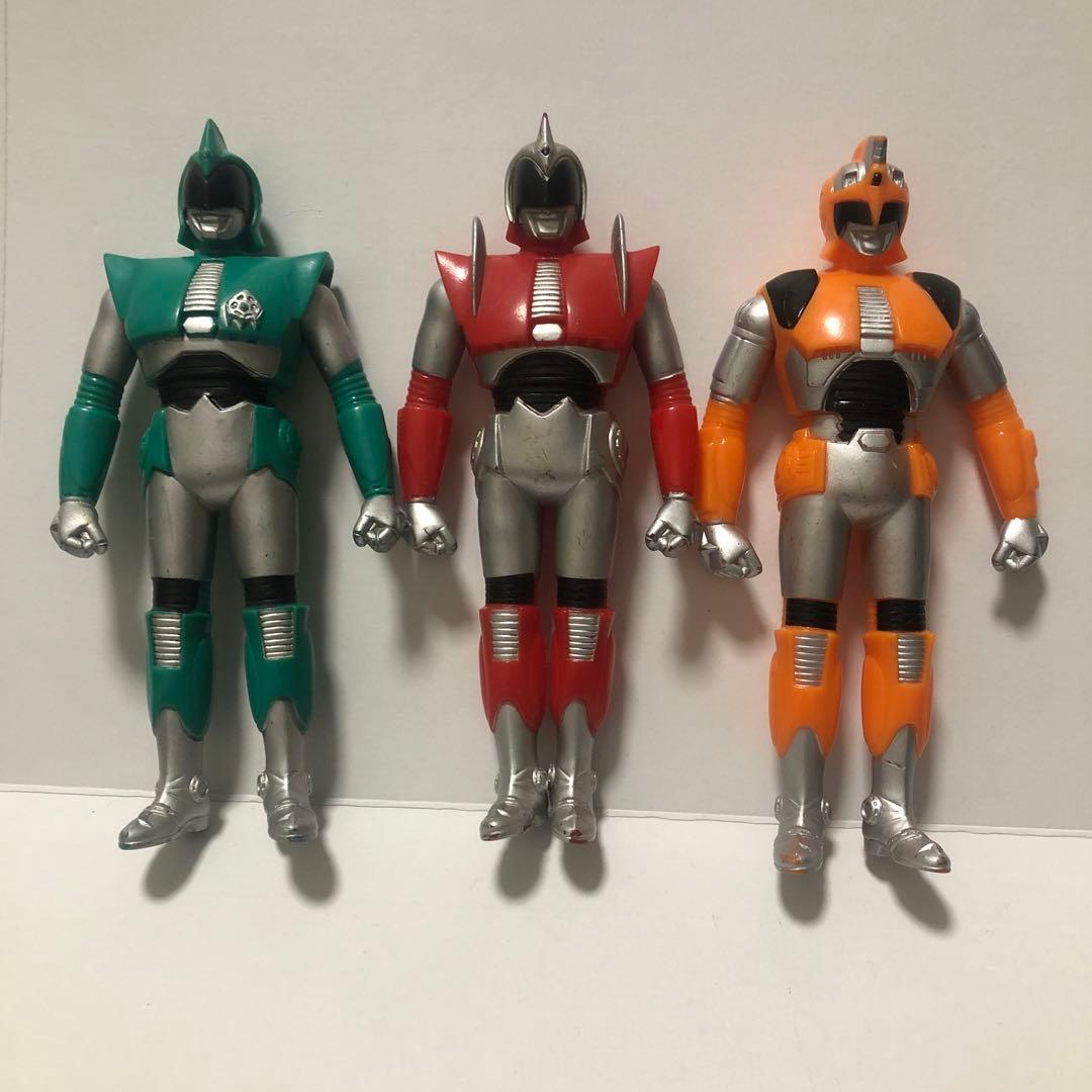 ウルトラ超伝説 アンドロ超戦士 メロス ウルフ マルス ソフビ 3体