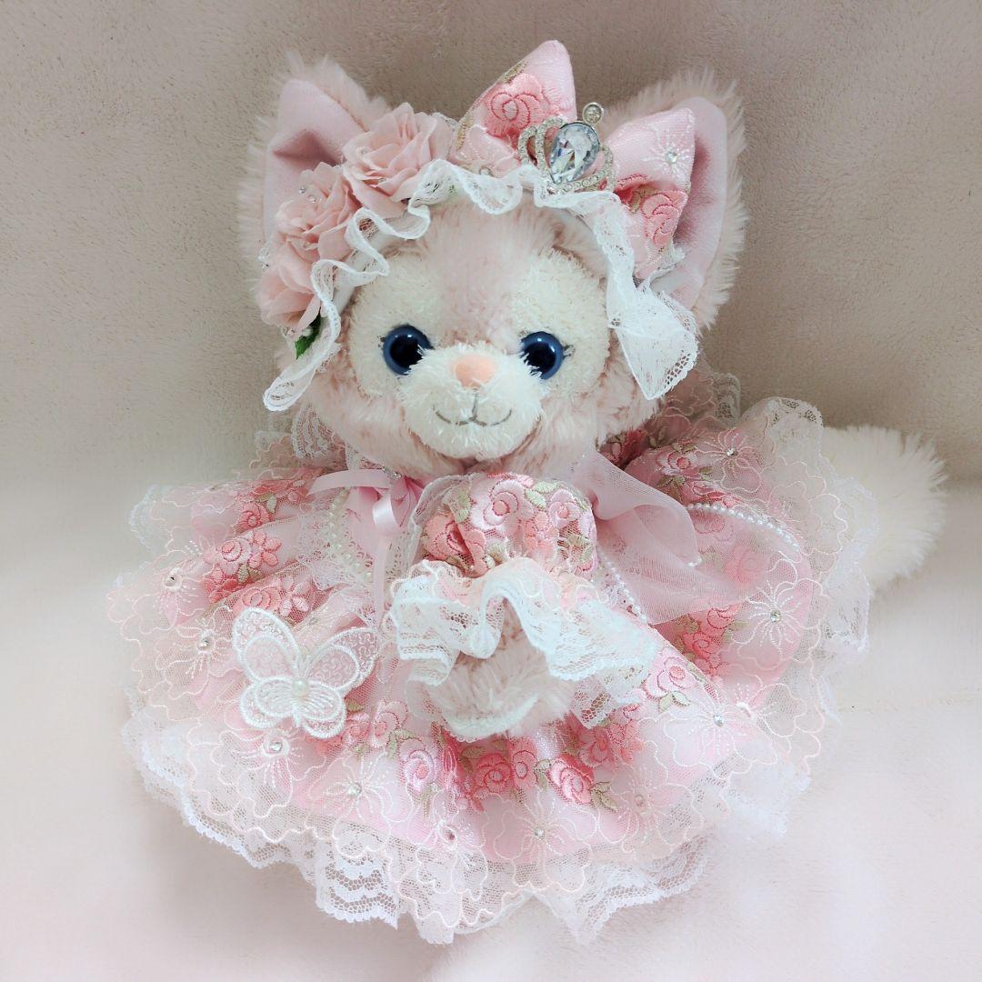 リーナベルコスチューム ショルダーバック用等 小薔薇のピンク系コス