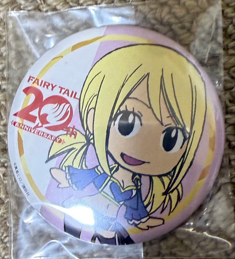 フェアリーテイル 20周年 ポップアップストア ルーシィ 缶バッジ