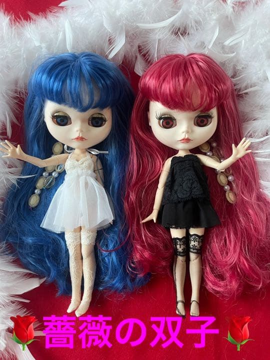 ★✨美品✨★✨♥️薔薇の双子♥️カスタムドール♥️✨★