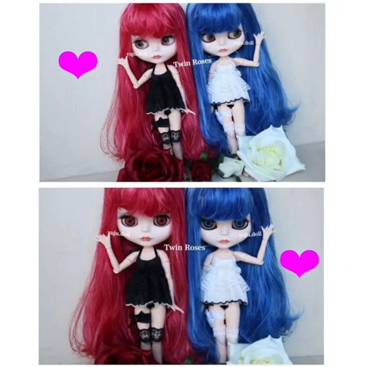 ★✨美品✨★✨♥️薔薇の双子♥️カスタムドール♥️✨★