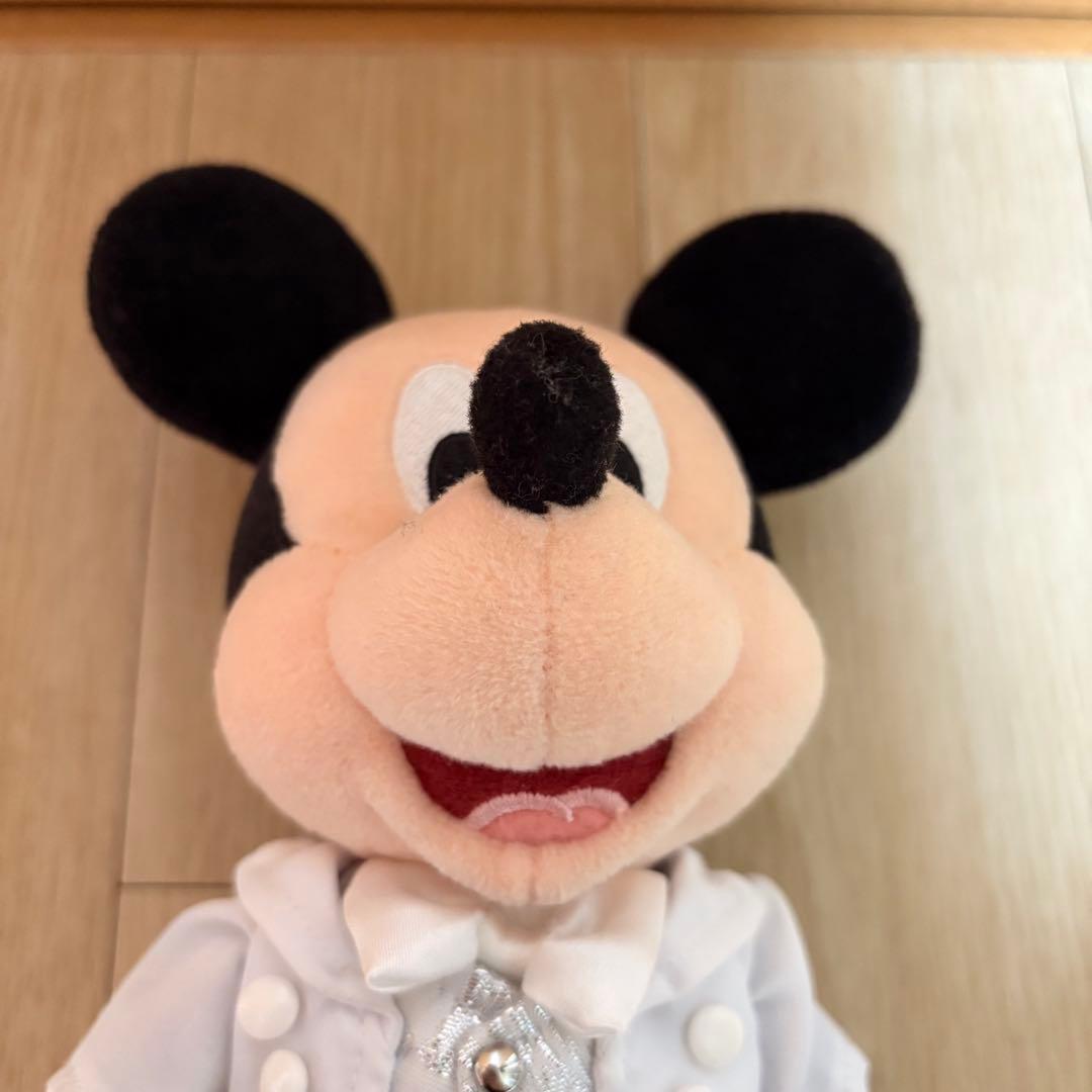 ビッグバンドビート ぬいぐるみ ミッキーマウス 白タキシード