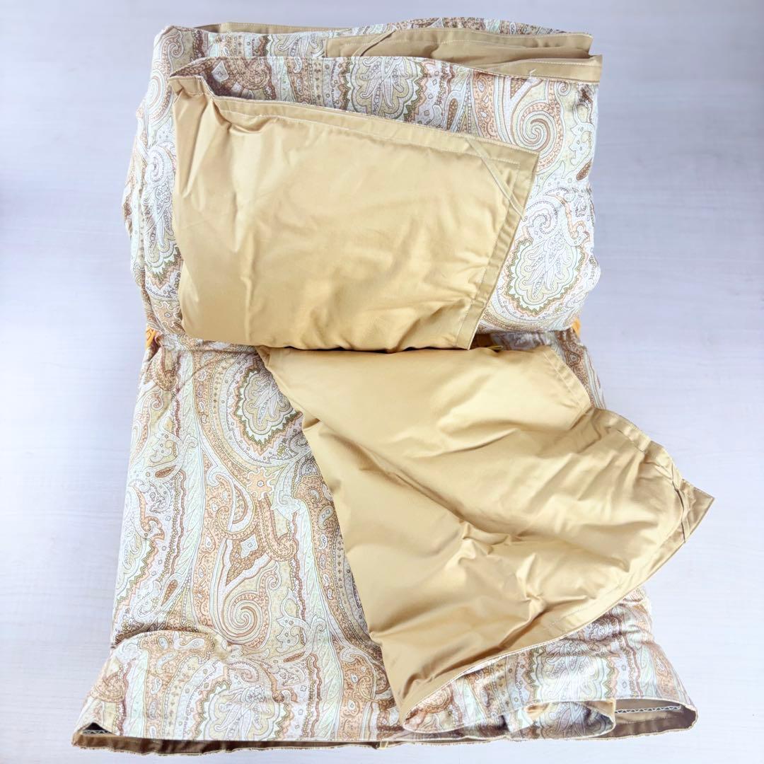 【新品未使用】西川産業 ETRO 羽毛肌掛けふとん 150×210cm 日本製