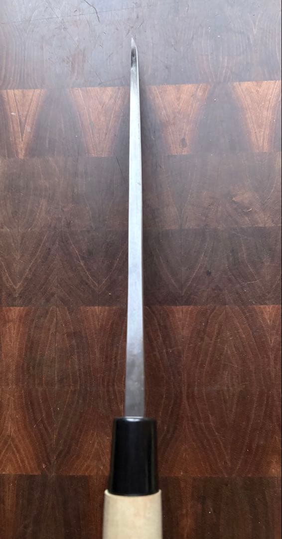 堺打刃物　正直　霞　身卸出刃　240mm 8寸　包丁　和包丁　研ぎ直し済　白鋼