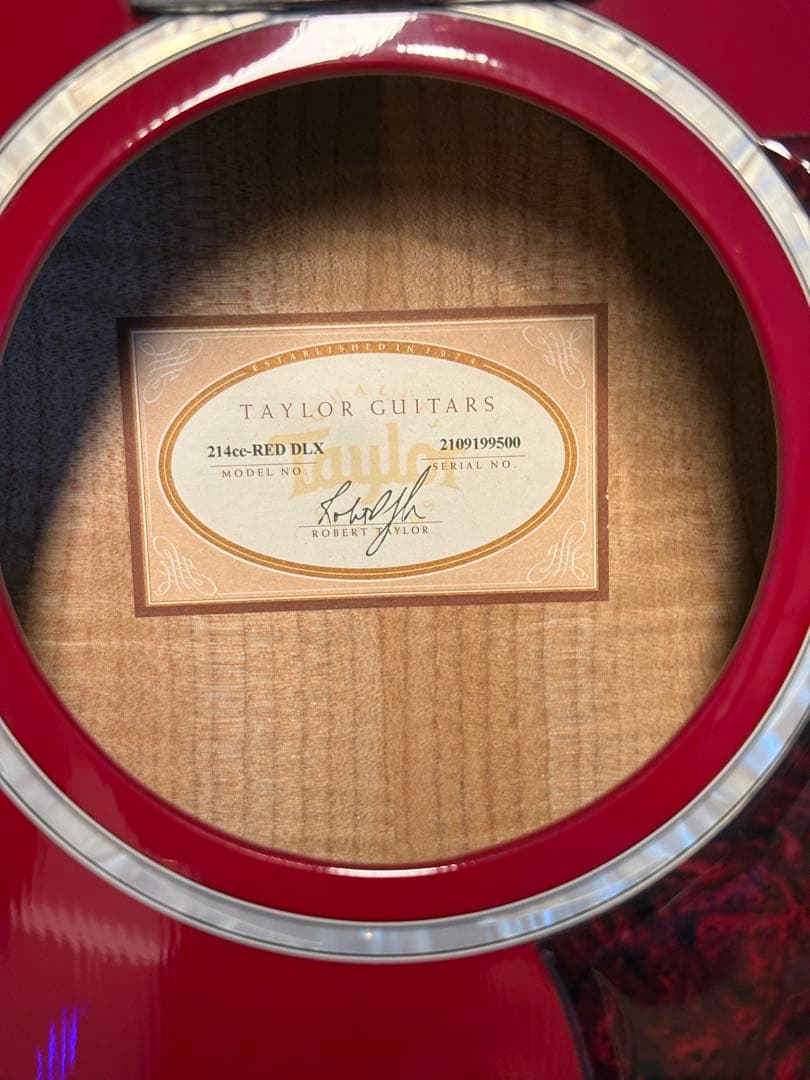 最終価格‼️Taylor 214ce RED DLX ES2 2019 ケース付 - メルカリ