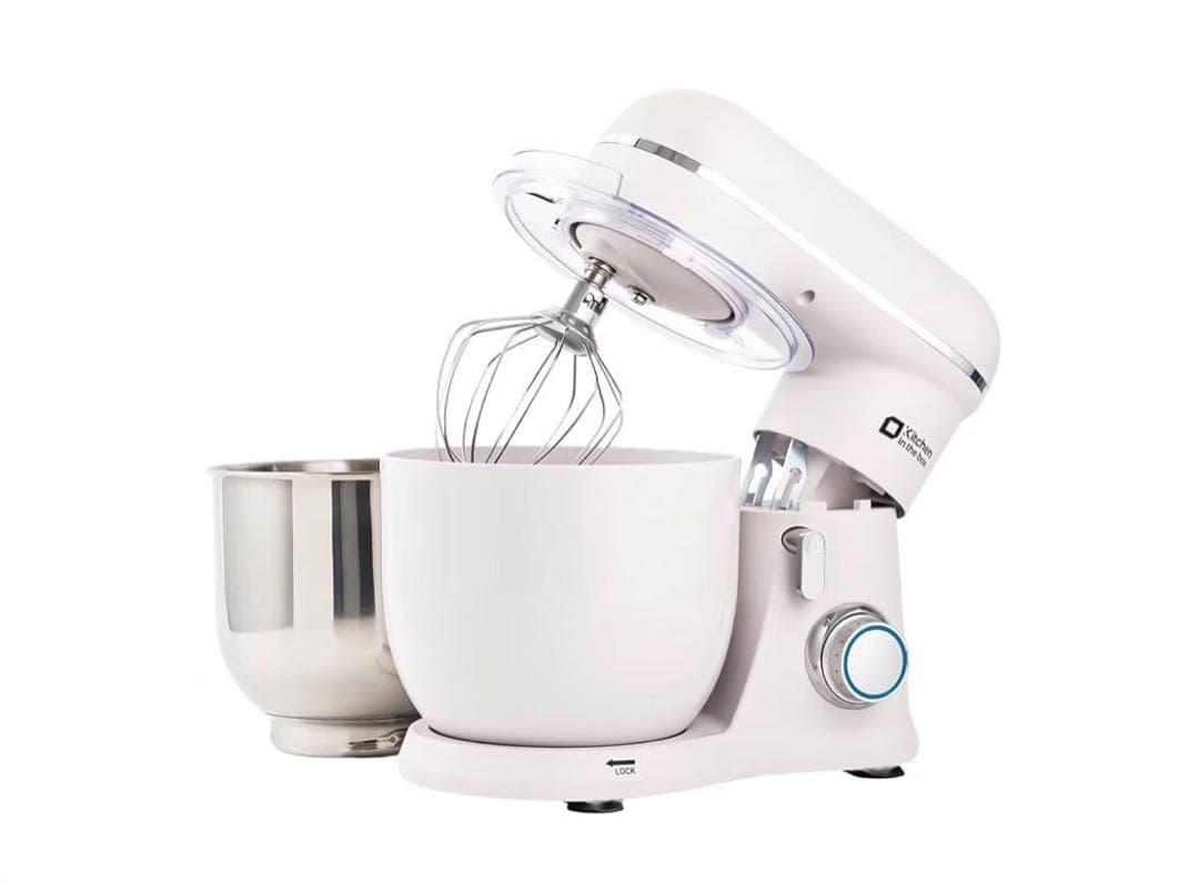 スタンドミキサー 3.5L+3.5Lダブルボウル コンパクト 卓上ミキサー