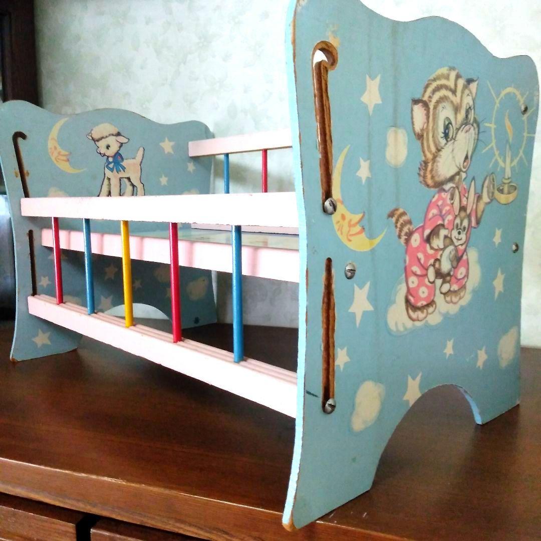 飾り棚❤ドールベッド　ラック　ヴィンテージ　アンティーク　アメリカ　海外　可愛い