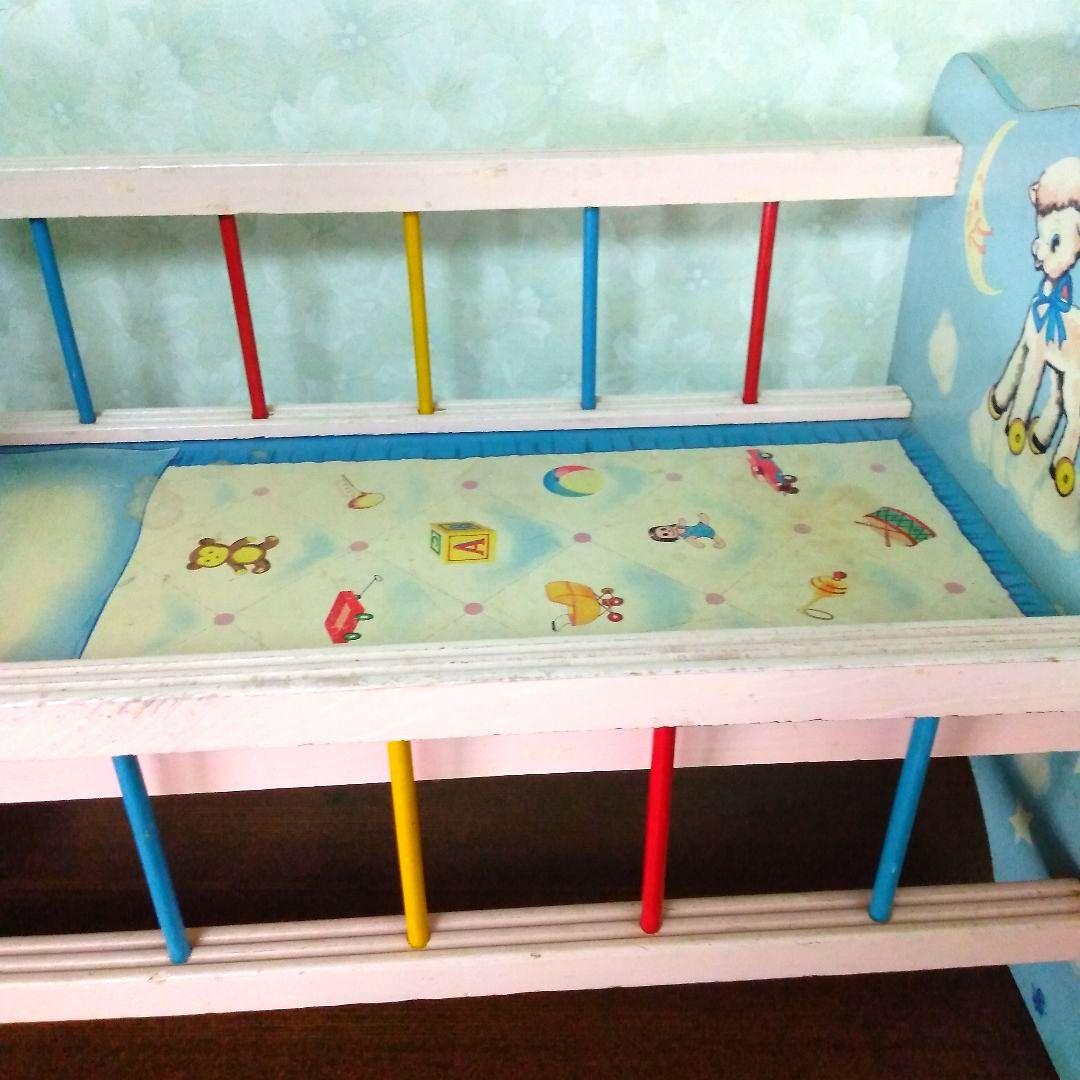 飾り棚❤ドールベッド　ラック　ヴィンテージ　アンティーク　アメリカ　海外　可愛い