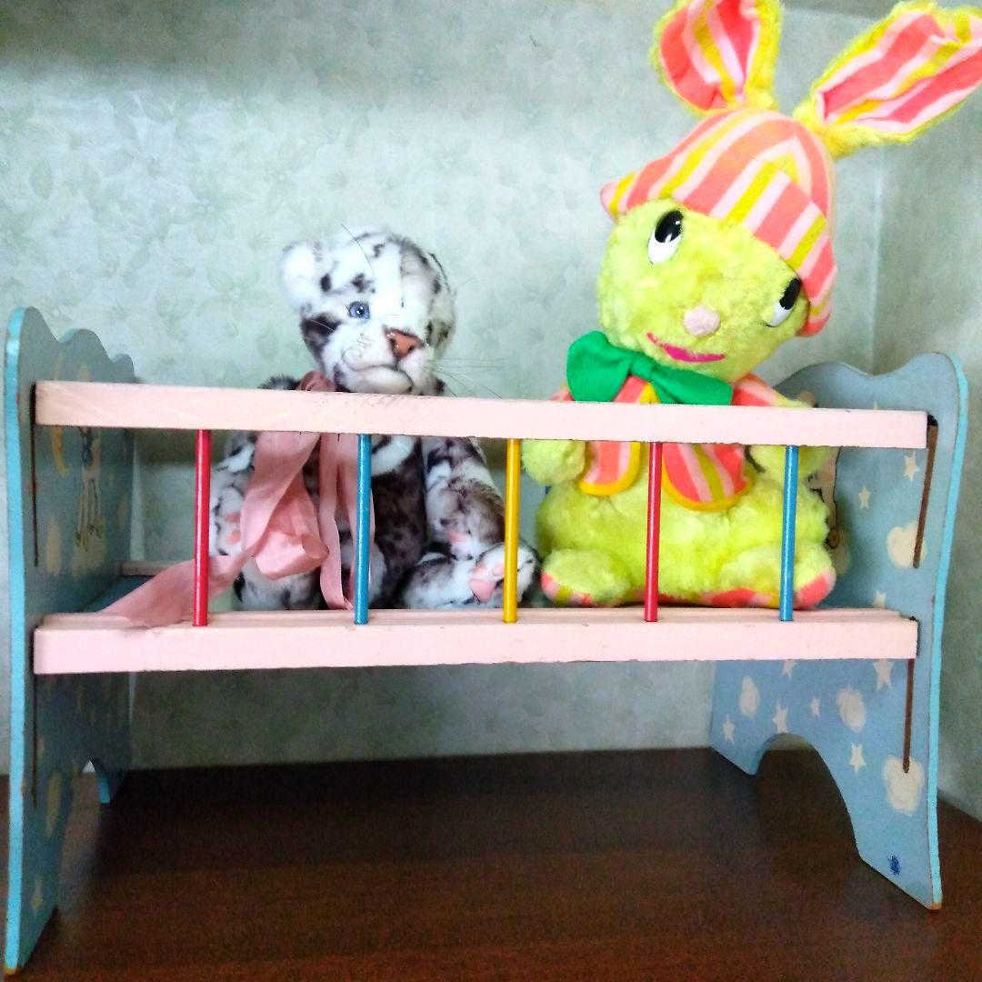 飾り棚❤ドールベッド　ラック　ヴィンテージ　アンティーク　アメリカ　海外　可愛い