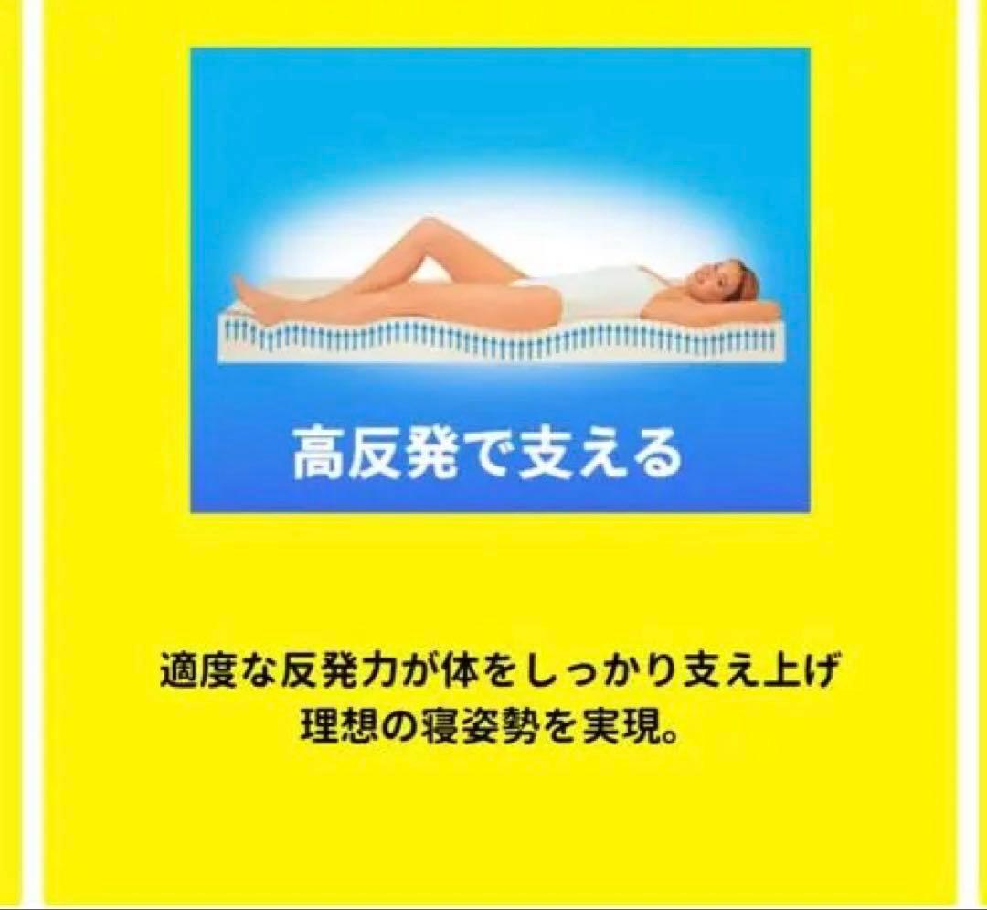 サステナブルウィング 三つ折りマットレス マニフレックス シングル グレー