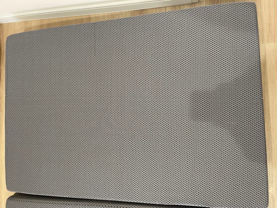 サステナブルウィング 三つ折りマットレス マニフレックス シングル グレー