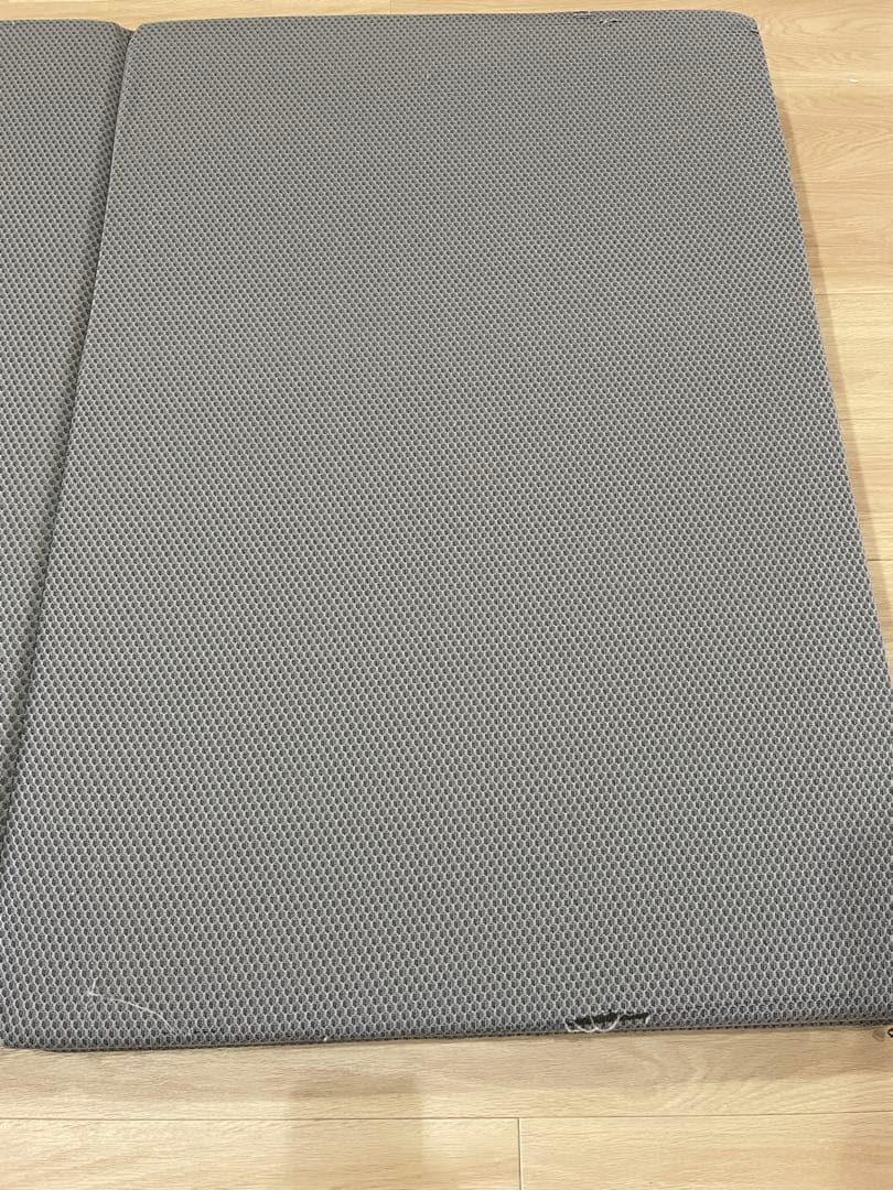 サステナブルウィング 三つ折りマットレス マニフレックス シングル グレー