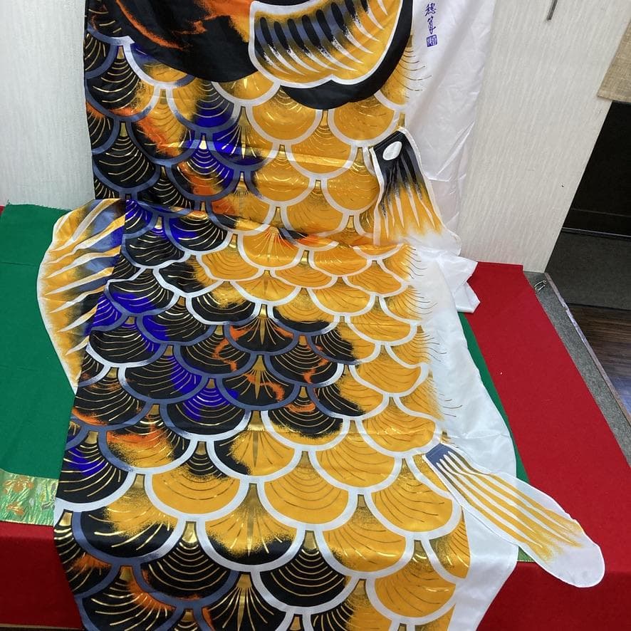 SKO121 京錦　鯉のぼり5m 黒 　黒鯉5m　お父さん鯉5m　端午の節句鯉