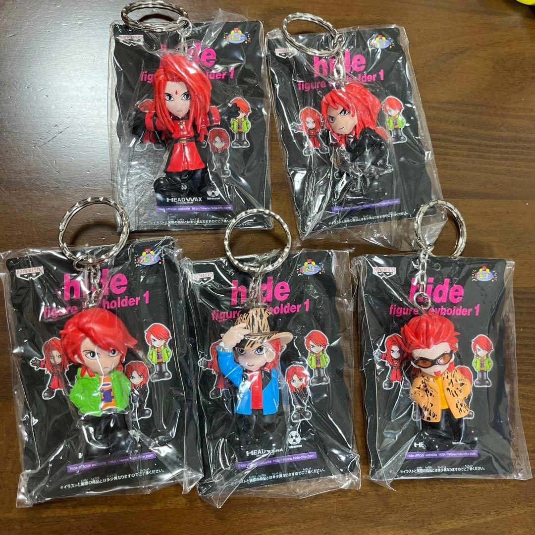hide フィギュアキーホルダー1 全5種 コンプリート - メルカリ