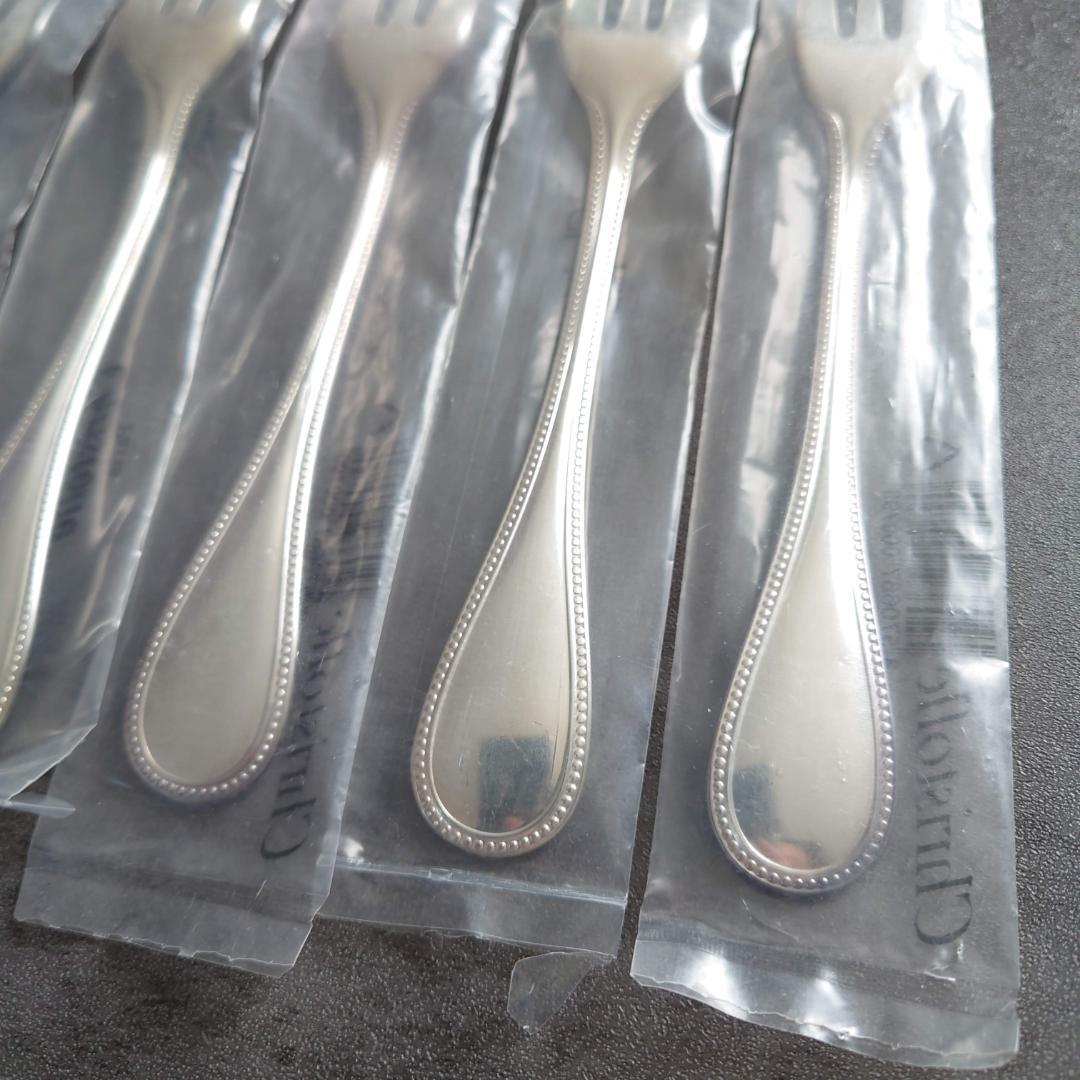 クリストフル パール ケーキフォーク 未開封 6点