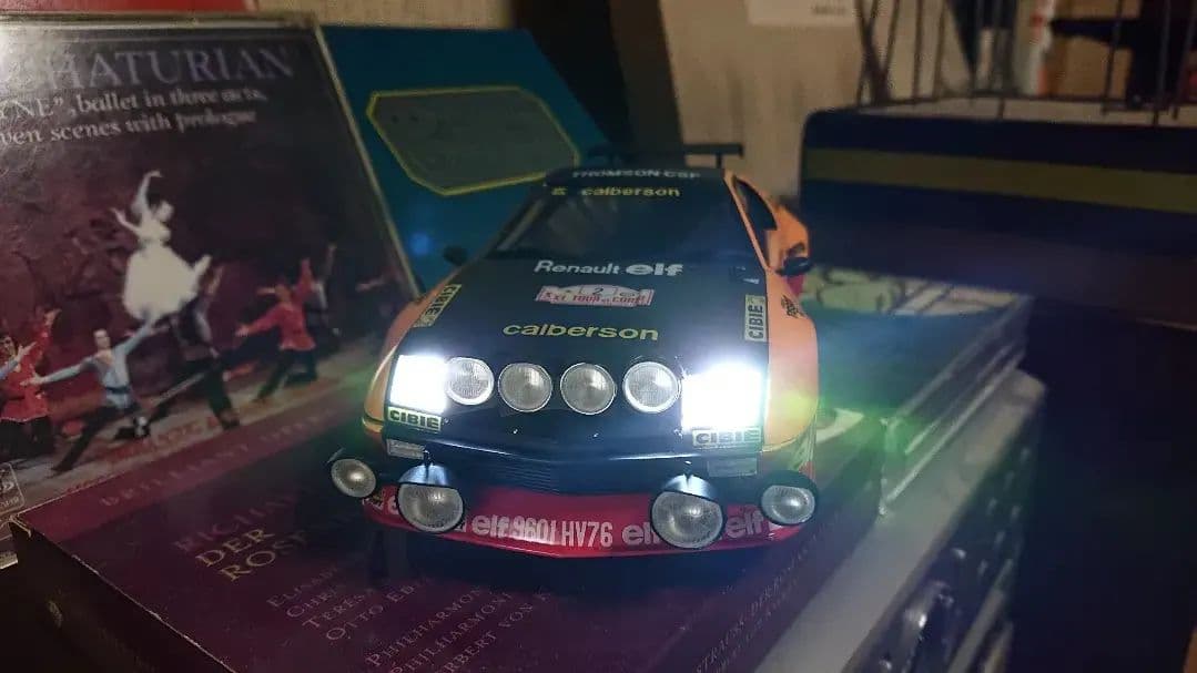 フジミ ルノー スーパー アルピーヌ A310 1/20 プラモデル 完成品